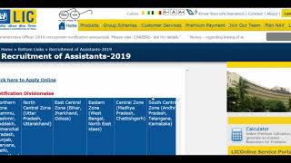 LIC ASSISTANT 2019 /8500+ Vacancy