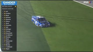 Clay Greenfield gets lost on the track! - NASCAR Daytona 2019