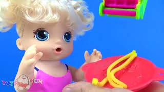 Baby Alive Spaghetti Yiyor Ve Kaka Yapıyor.