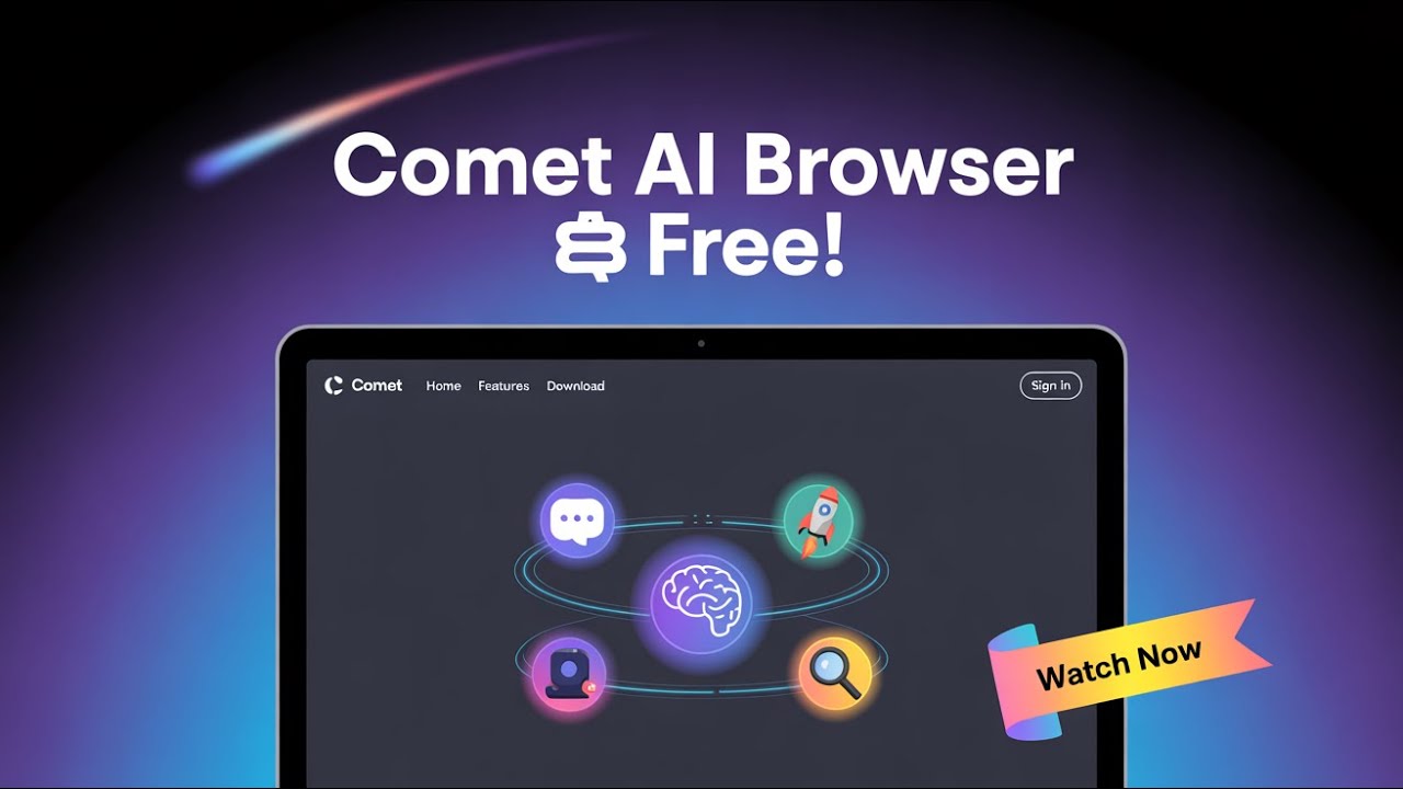 Comet AI Browser: Free for All! 🚀 - YouTube