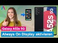 Samsung Galaxy A52s 5G Always On Display