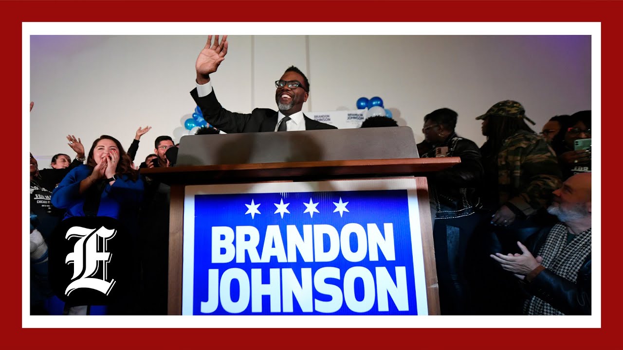Brandon Johnson defeats Paul Vallas in Chicago mayoral runoff election