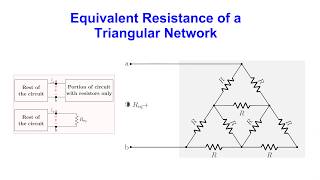 Equivalent Resistance of a Triangular Network