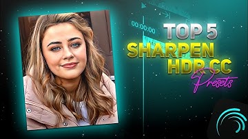 TOP 5 SHARPEN HDR CC PRESETS 🔥 ALIGHT MOTION 4K CC XML 😱 TOP 5 CC PRESETS PACK