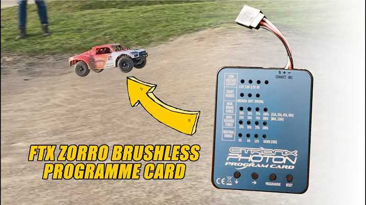 FTX ESC Programme card by Etronics