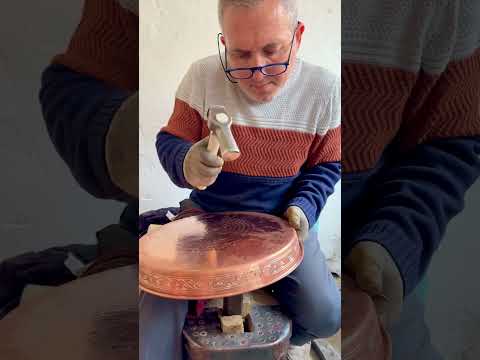 Bakır Kazan Taban Dövme!