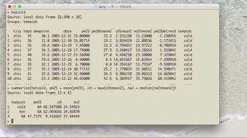 Managing Data Frames with dplyr   Basic Tools   Johns Hopkins University   Coursera
