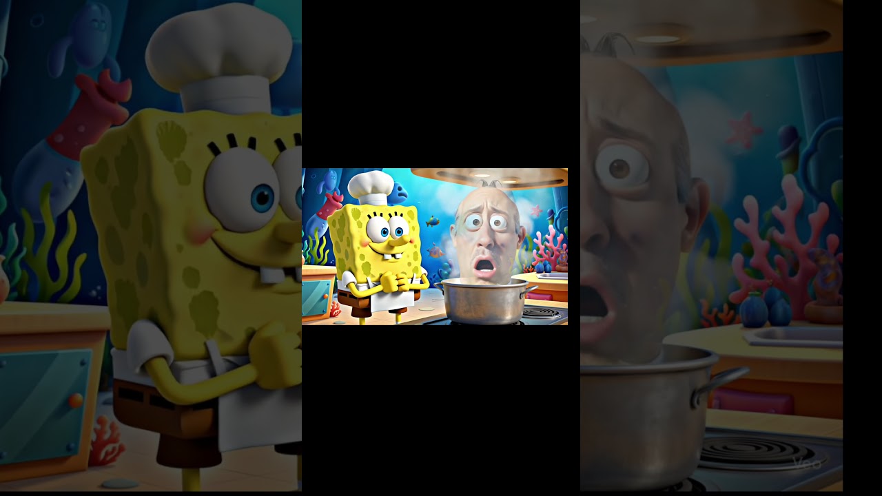 tolongin tuan crab di masak Spongebob 