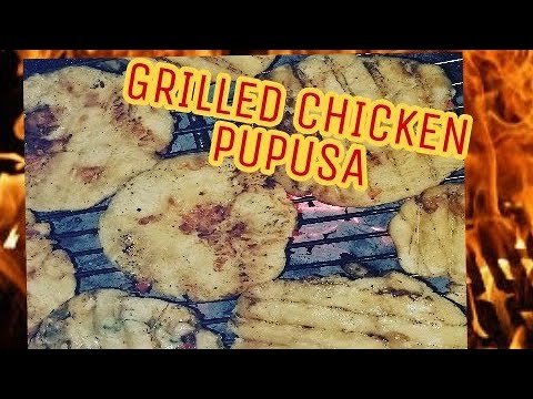 How to make PUPUSAS ON THE GRILL🐔🥞 OFF THEGRILL'S Grilled Chicken&Cheese TORTILLA| Pollo con QUESO