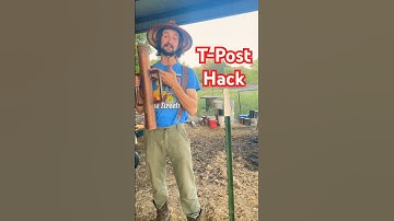 How to Put in and Remove a Fence Post with a T-Post Driver