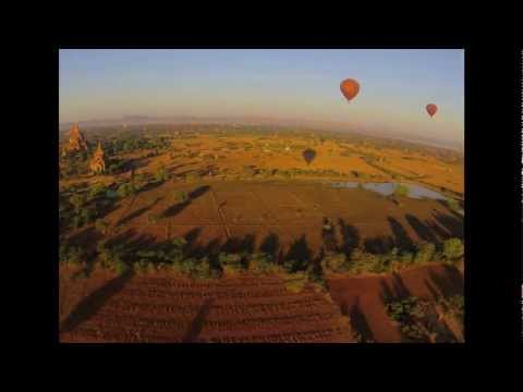 HD Ballooning Over Bagan, Myanmar (Burma) GoPro 2