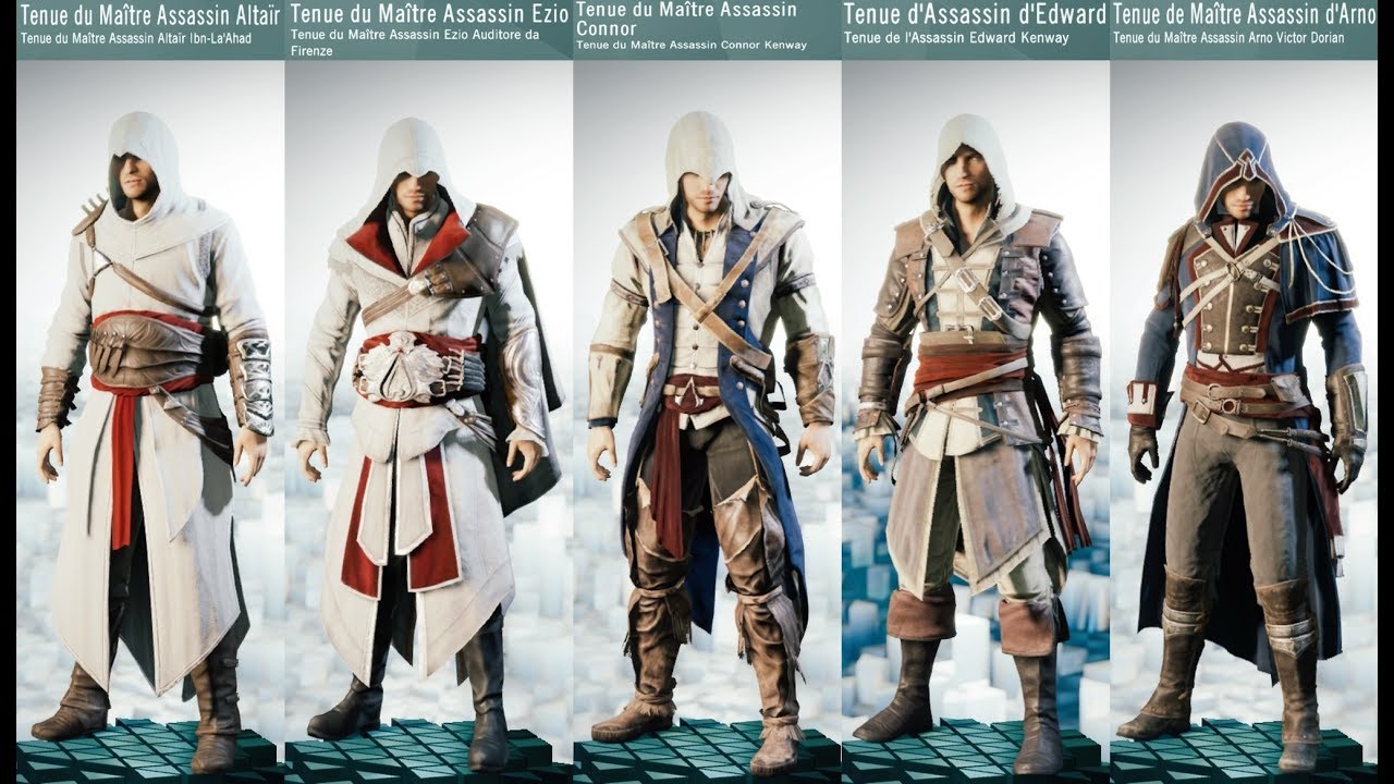 Résultat de recherche d'images pour "tenue assassin's creed"