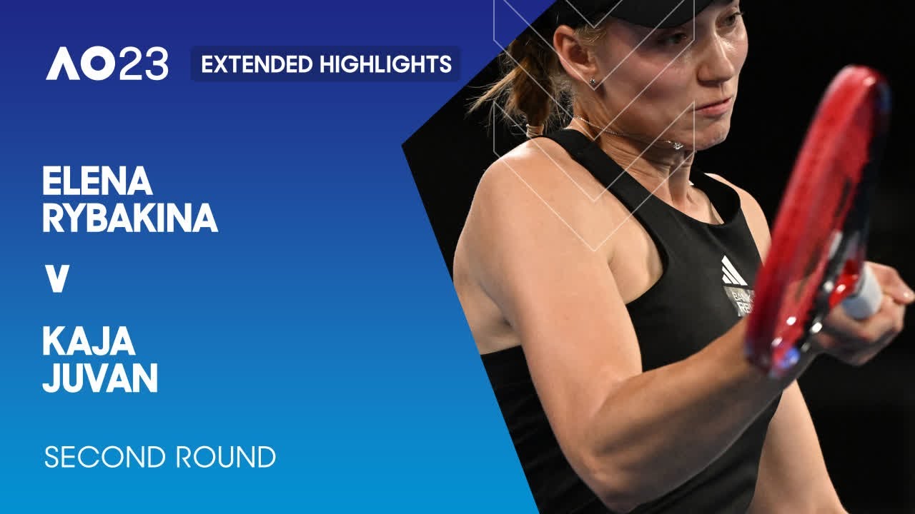 Elena Rybakina v Kaja Juvan Extended Highlights | Australian Open 2023 Second Round