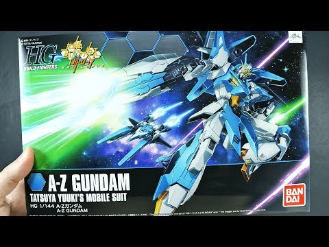 zgmf板 1503 - HGBF A-Z Gundam UNBOXING - YouTube
