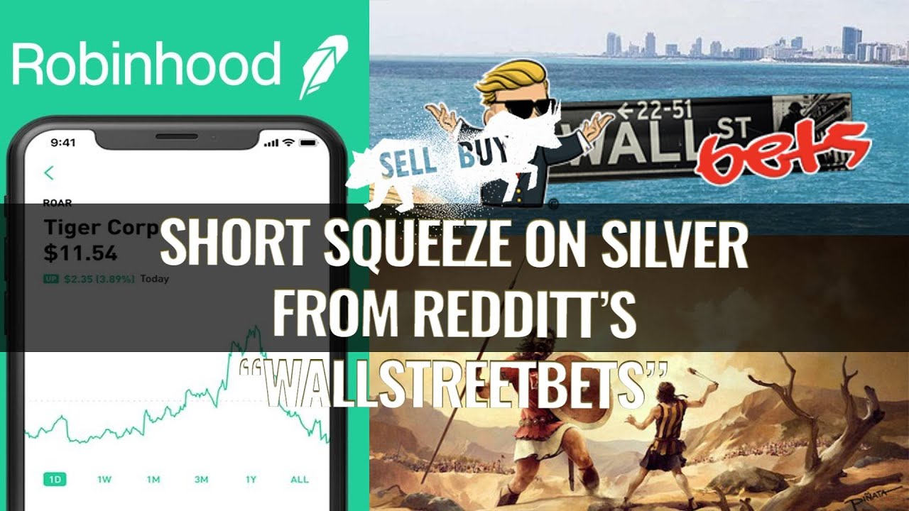 Short squeeze on silver from Redditt’s “WallStreetBets” 01/28/2021