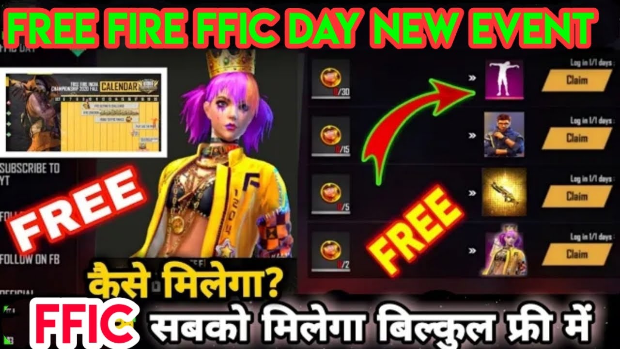 free fire new event ffic