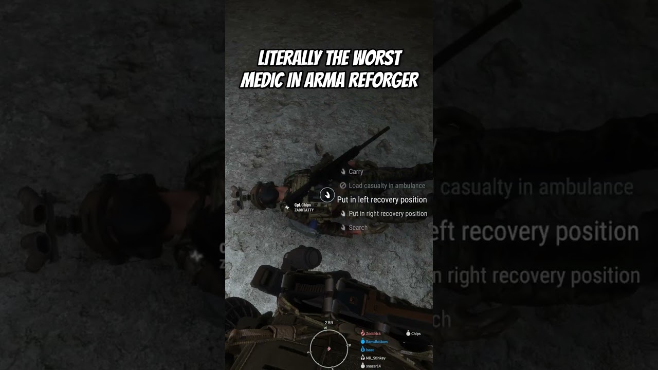 БУКВАЛЬНО ХУДШИЙ МЕДИК В ARMA REFORGER 
