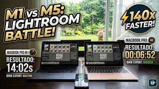 Comparación MacBook Pro M5 vs MacBook Air M1, Lightroom classic 🔥📸