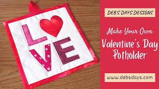 Learn How to Sew a Valentines Day Potholder : A Quilted Appliqué Love Heart Hot Pad and Trivet
Learn how to make your very own LOVE-ly potholder, hot pad, or trivet with this step-by-step how-to tutorial. Decorate your kitchen for the Valentines Day baking season, and since its all about the love you can use it as a handmade gift for others as well. Use up your pink and red fabric scraps with this appliquéd and quilted sewing project.
Find the downloadable PDF sewing pattern in my Etsy shop at https://tinyurl.com/ystbah84
DebsDaysDesigns Etsy shop: https://tinyurl.com/k5x8uzkp
Blog: https://www.debsdays.com
Subscribe: https://www.youtube.com/DebsDays?sub_confirmation=1
Pinterest: https://www.pinterest.com/cruisingandcrafting
Links are affiliate links. This means that, at no additional cost to you, I will earn a small commission if you click through and make a purchase. Thanks for your support of the channel!
Materials used in this video:
The Warm Company Cotton Batting: https://amzn.to/3YeGQZt
HeatnBond Lite Iron On Adhesive: https://amzn.to/3W6UKuQ
Optional: Basting Spray: https://amzn.to/3Hph5Qj
Optional: Sulky Tear-Easy Stabilizer: https://amzn.to/3Q5P9o8
Sewing Essentials I Use Daily:
Singer 9960 Sewing Machine: https://amzn.to/4nxlYIQ
Coats & Clark Dual Duty Thread: https://amzn.to/3FFM1uk
Singer Regular Point Needles: https://amzn.to/4naWcKF
Singer Plastic Bobbins: https://amzn.to/4nBX8Yh
Thread Snips: https://amzn.to/4ng4dhu
Clover Wonder Clips: https://amzn.to/3ULzSbt
Gingher Dressmaking Scissors: https://amzn.to/3IiXKDk
Fiskars Softgrip Scissors: https://amzn.to/4gEJJN2
Olfa 45mm Rotary Cutter: https://amzn.to/3BnX9cV
Fiskars Cutting Mat: https://amzn.to/3Pg5LYv
Omnigrid Rulers: https://amzn.to/3VOE2Rs
Panasonic Cordless Iron: https://amzn.to/3Vq6nPi
Check out all my other DIY sewing and craft projects with supply lists, templates, and step-by-step how-to tutorials: https://www.debsdays.com
#fabricscraps #easysewingtutorial #potholder#heartcraftideas #EtsyCreatorCo #ad
https://youtu.be/bkwPBEM6924 Learn How to Sew a Valentines Day Potholder : A Quilted Appliqué Love Heart Hot Pad and Trivet