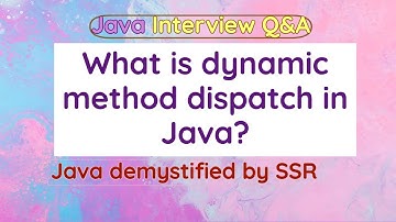 What is dynamic method dispatch in Java? Explain run-time polymorphism.