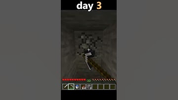 mining 1 block every day until I find diamond | Day 4 #shorts