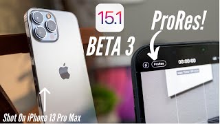 iOS 15.1 Beta 3 Released! ProRes and Macro Shooting!