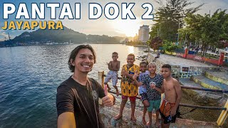 EXPLORE KOTA JAYAPURA - Sunset di Pantai Kupang ( Kursi Panjang ) Jayapura