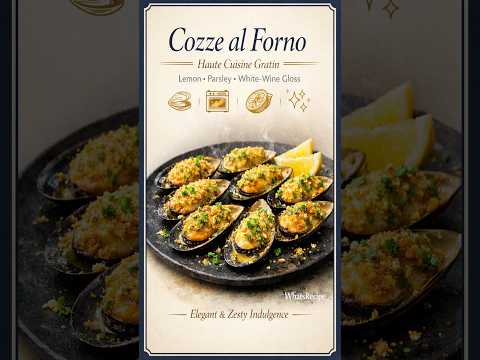 Cozze al Forno — Gratin with Lemon-Parsley Crust