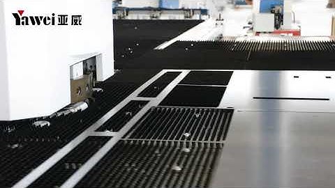 Yawei HPE turret punch with automatic stacking system