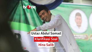 Ustaz Abdul Somad Klarifikasi Soal Hina Salib