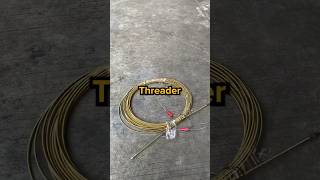 This Electrical Spring Wire Threader helps you thread wires FAST🔥🛠️ #tools #besttools