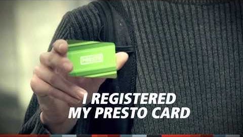 PRESTO REGISTERED