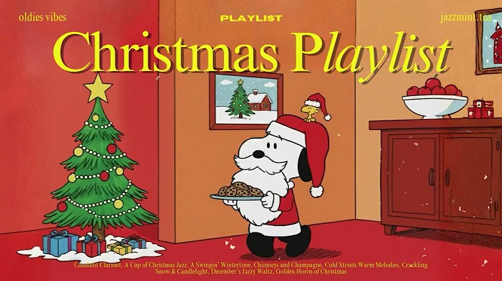 Vintage Christmas Playlist ☕✨ Santa Snoopy’s Cozy Winter | Calming Festive Vibes