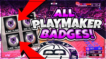 HOW TO GET ALL PLAYMAKER BADGES IN NBA 2K19! FASTEST METHOD TO UNLOCK ALL PLAYMAKER BADGES!
