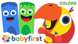 toddler learning videos learn colors w color crew larry coloring animals for kids babyfirsttv