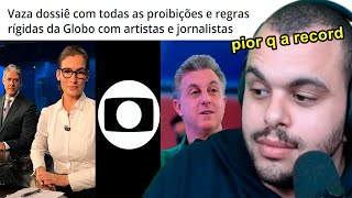 10 REGRAS RÍGIDAS DA GLOBO (PIOR QUE DA RECORD) - Maicon react