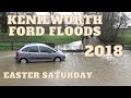 Kenilworth Ford Floods 2018. Easter Saturday.  Warwickshire, England.