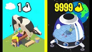 Idle Fitness Gym! MAX LEVEL WARRIOR GYM EVOLUTION! Max Level Workout & Equipment (9999+ Level GYM) screenshot 4