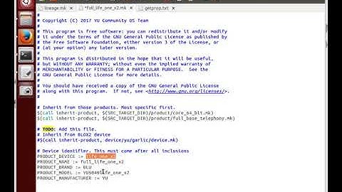 Adding the full makefile