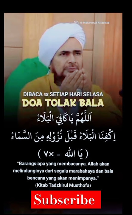 Do'a Tolak Bala #shrots #doa #dzikir