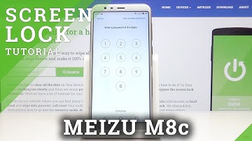 How to Enable Lock Screen in MEIZU M8c – Activate Screen Protection