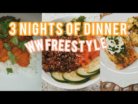 3 NIGHTS OF WW FREESTYLE DINNERS | BUTTER CHICKEN & MORE!