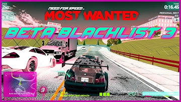 NFS Most Wanted 2012 Beta Build: Beta Blacklist 3 | Full Playthrough