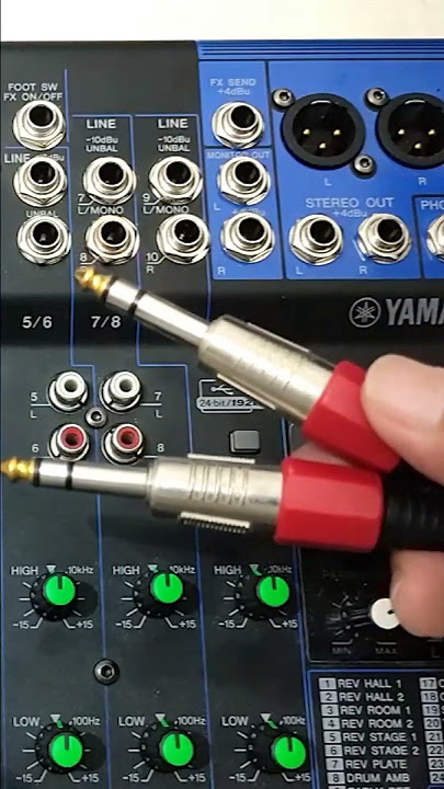 JACK TS & TRS TO MONO INPUT, DIFFERENT?