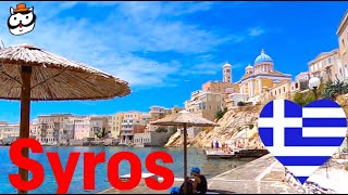 Syros island - Ermoupoli - Greece Walking Tour | Best island to live in ギリシャ歩き-シロス島
