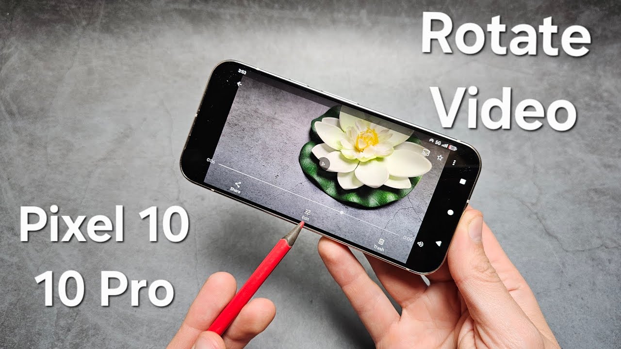 How to Rotate Video on Google Pixel 10 / 10 Pro - YouTube