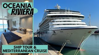 Oceania Riviera Cruise Review and Ship Tour | Mediterranean Cruise | Deluxe Oceanview Cabin