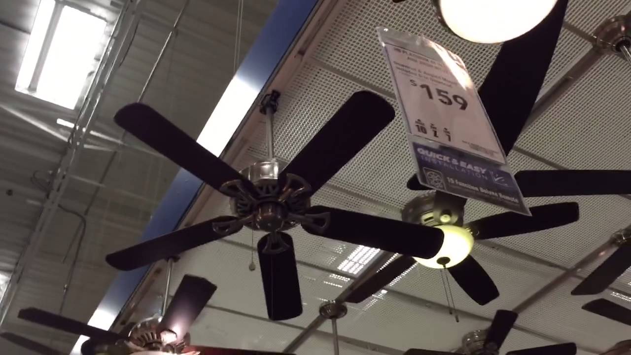 Tour Of The Ceiling Fans In Lowes