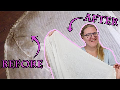 Removing Mud and Grass Stains from my Regency Gown with Everyday Items || Costume Laundry Tips