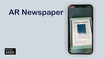 AR Newspaper - Image Tracking Demo for ARKit